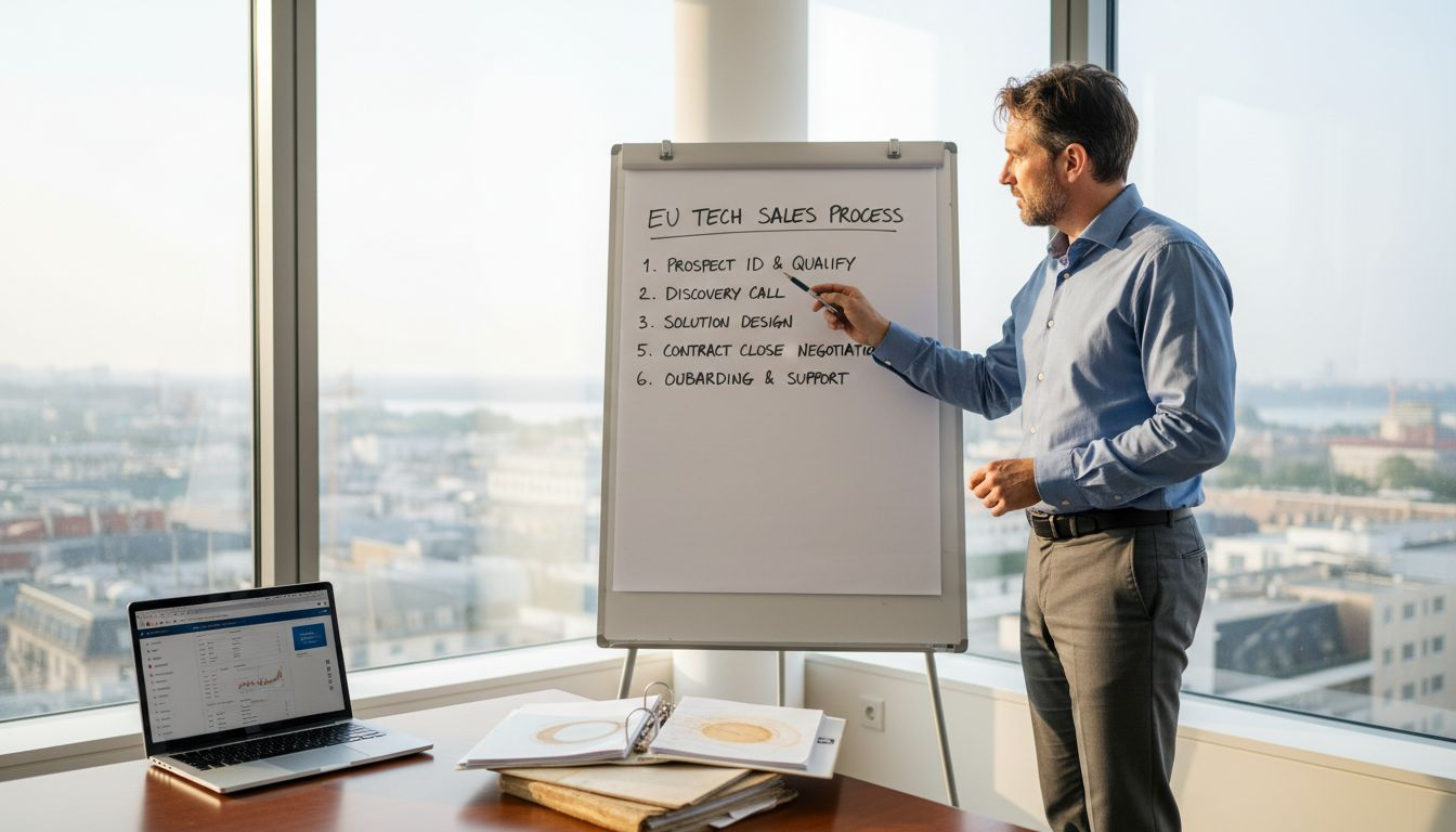 Sales process checklist: 20% higher win rates for EU tech